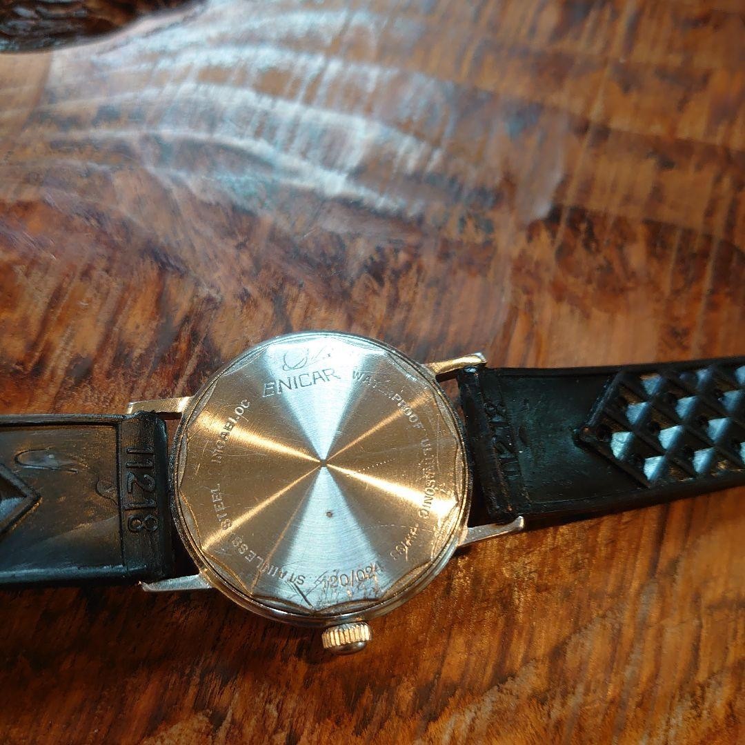 1950s Enicar Sea Pearl 600ft Diver's Watch with Rubber Strap | eBay