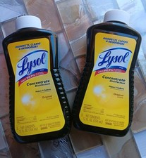 2pk Lysol Concentrate Disinfectant Original Scent 12 fl oz Makes 9 Gallons