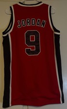 Michael Jordan Team USA NBA Jersey Men S Nike Olympics Sewn Vtg Authentic Bulls