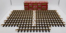 LGB 10000 G Gauge 12 Inch Brass Rail Straight Track Sections (Box of 11) EX/Box