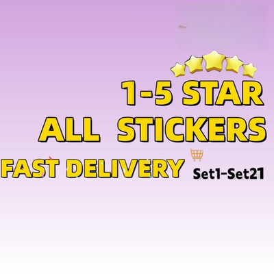 ANY_MO_GO_ Sticker 5_STAR ,4_STAR,_3_STAR,2_STAR,1_STAR,_FAST DELIVERY