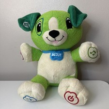 Leap Frog Interactive Learning My Pal Scout Plush Talking Puppy Dog Tested Works