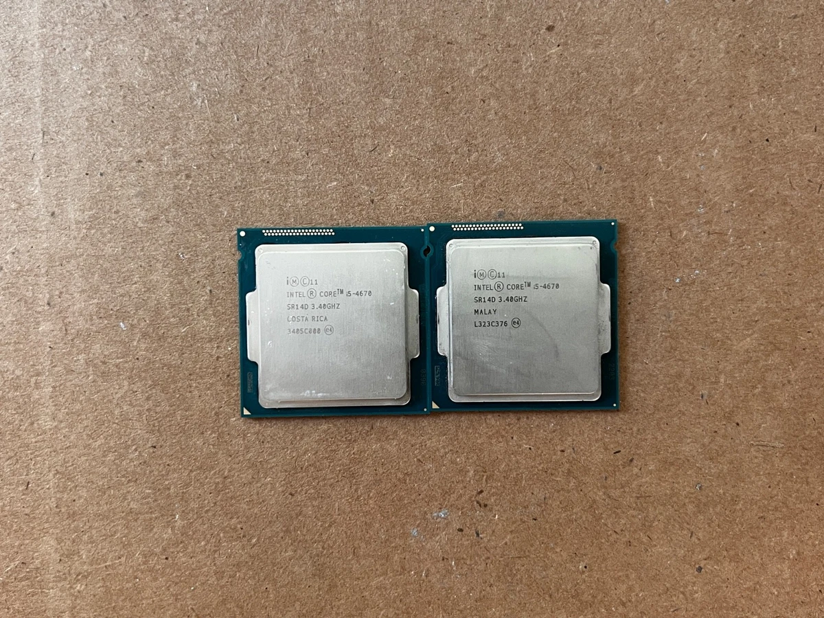 Intel Core i5-4670 Processor Model Computer Processors (CPUs) for