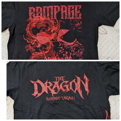 New Japan Pro-Wrestling Shingo Takagi DRAGON T-Shirt 2-Piece Set