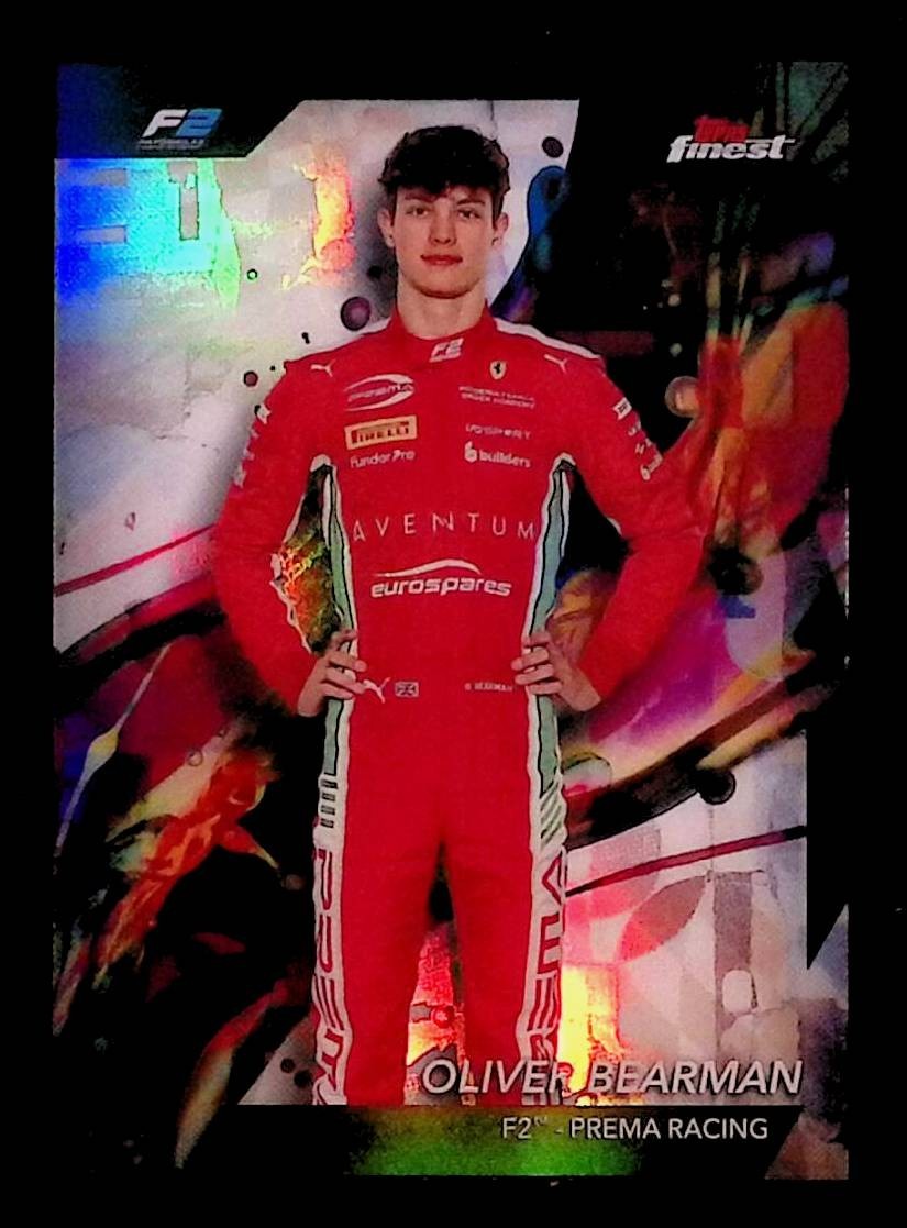 Oliver Bearman 2024 Topps Finest F1 Refractor #21