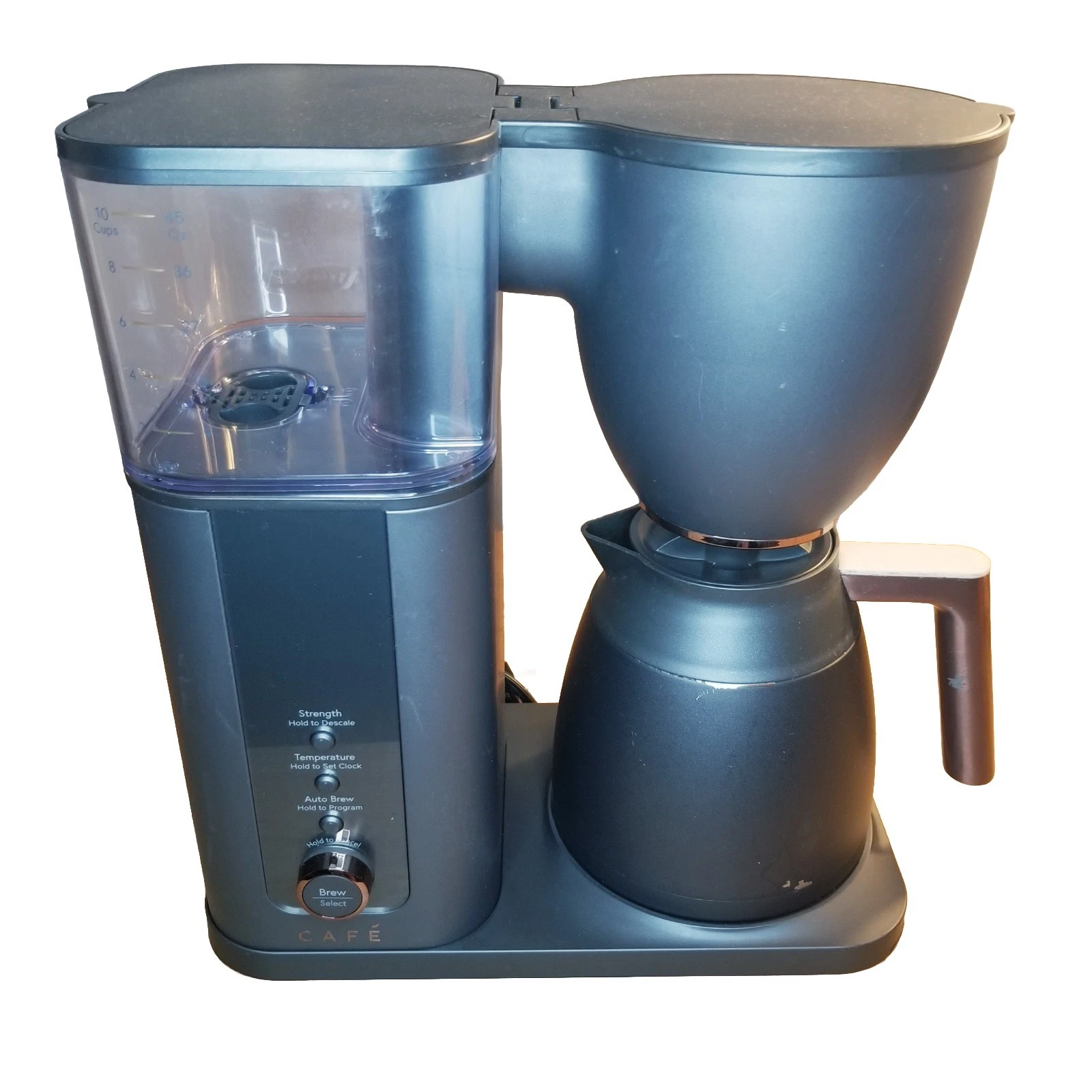 Café Specialty Drip Coffee Maker Dark Gray Cleaned Tested Works C7CDAAS3PD32