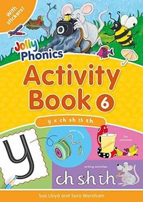 Jolly Phonics Activity Book 6: - Paperback, by Wernham Sara; Lloyd - Very Good