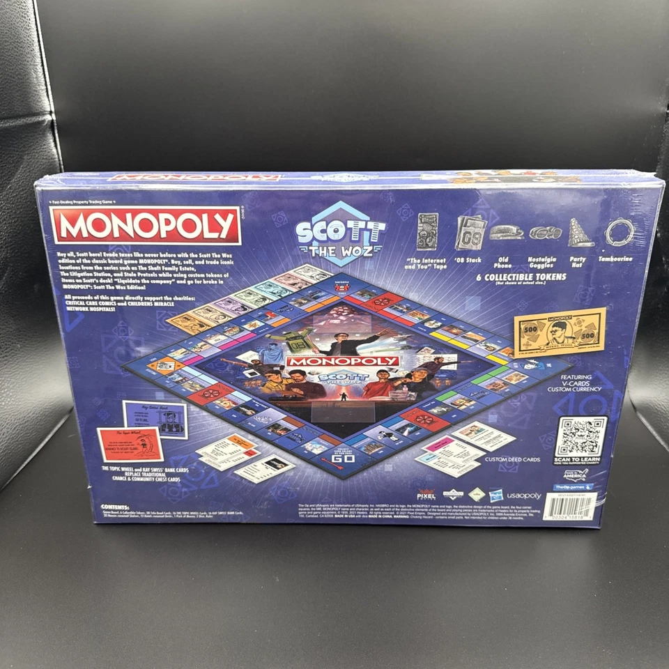 Scott The Woz Monopoly Exclusive Limited Edition  (1/5000) Factory Sealed Rare - Image 3 of 4