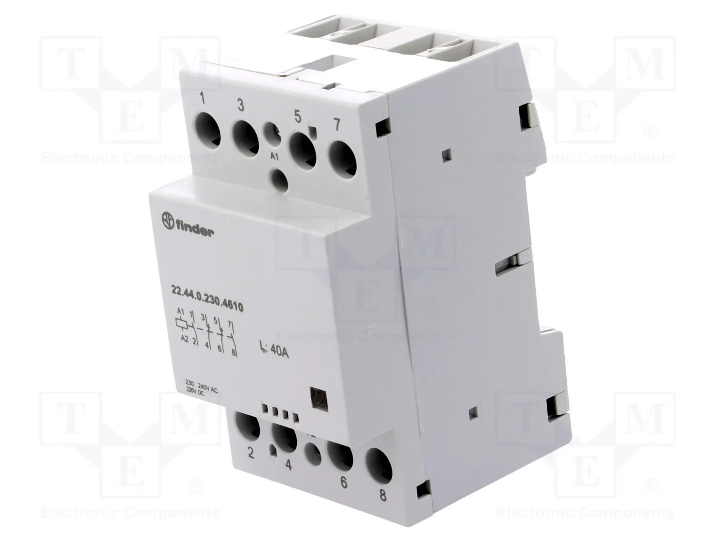 Finder 22.44.0.230.4610 Contattore Dinstallazione 2 Nc, 2 Na 440 V/Ac Adatto Per Marchio (Relè): Pezzo 1 Pz. - Immagine 2