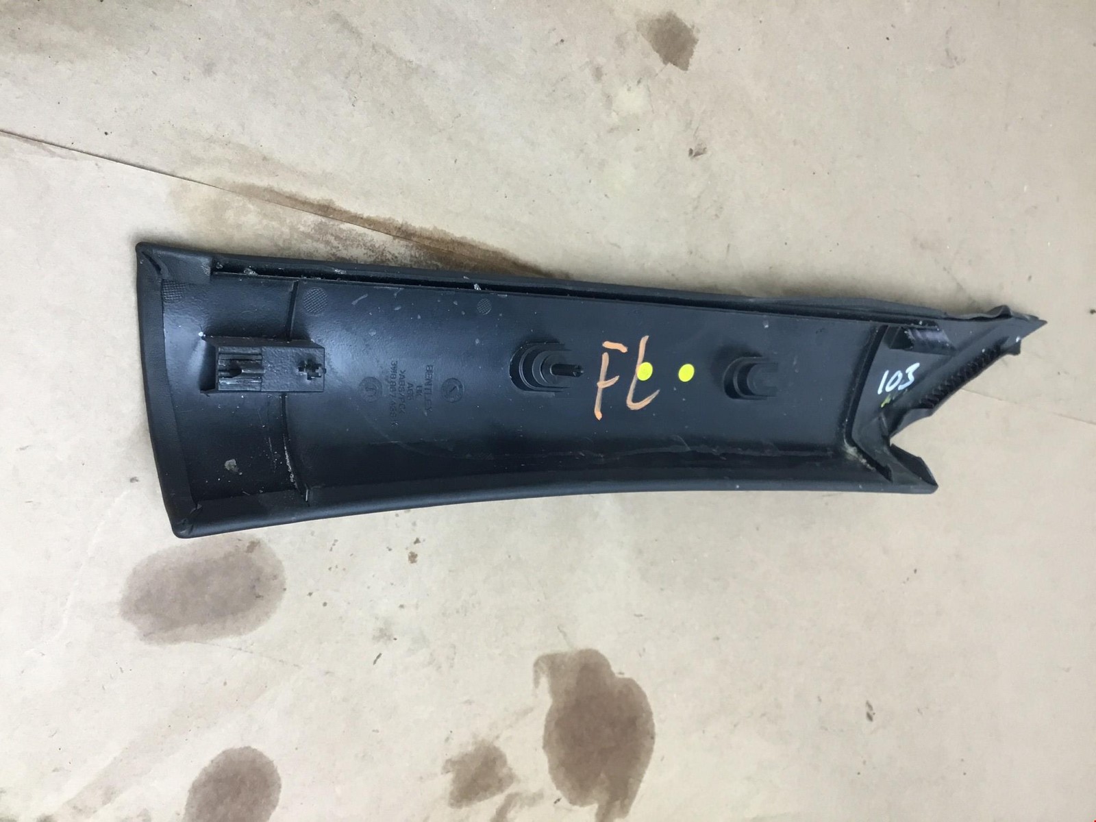 Bentley Continental GT 2011-2018 FRONT+RIGHT Pillar trim