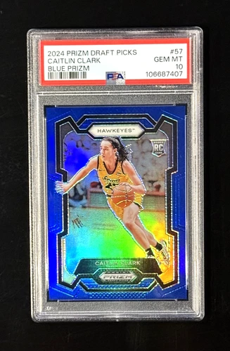 Caitlin Clark 2024 Panini Prizm Caitlin Clark #57 Blue