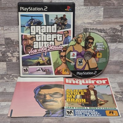 Grand Theft Auto Vice City Stories PlayStation 2 PS2 CIB Map & Manual Tested 