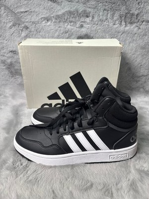 Adidas Hoops 3.0 Mid Classic Vintage Men's Shoes 9 Core Black-Cloud White