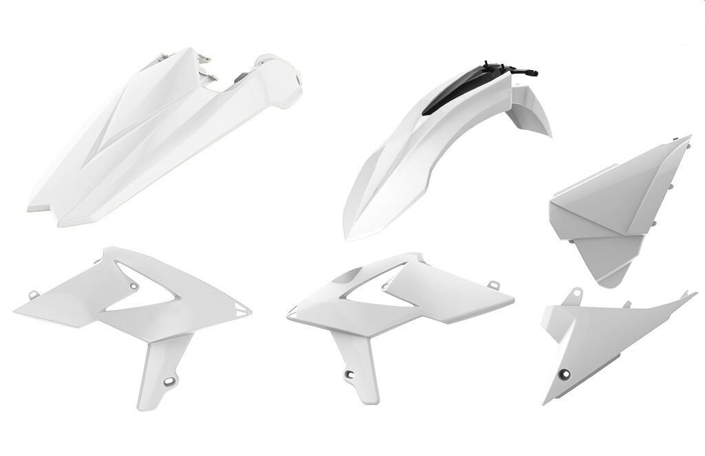 Polisport Plastic Kit Fits Beta RR 125 250 300 350 390 430 480 18-19 White - Image 2