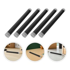 10 Pcs Storage Round Tube Clear Packaging Tubes with Caps Craft Container