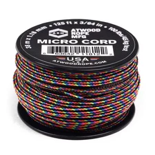 100Lb Test Micro Cord Rope 1.18Mm X 125Ft For Camping Crafting And Tethers