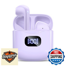 KTGEE Wireless Earbuds Bluetooth 5.3 Headphones w/LED Display, IPX7 Waterproof M