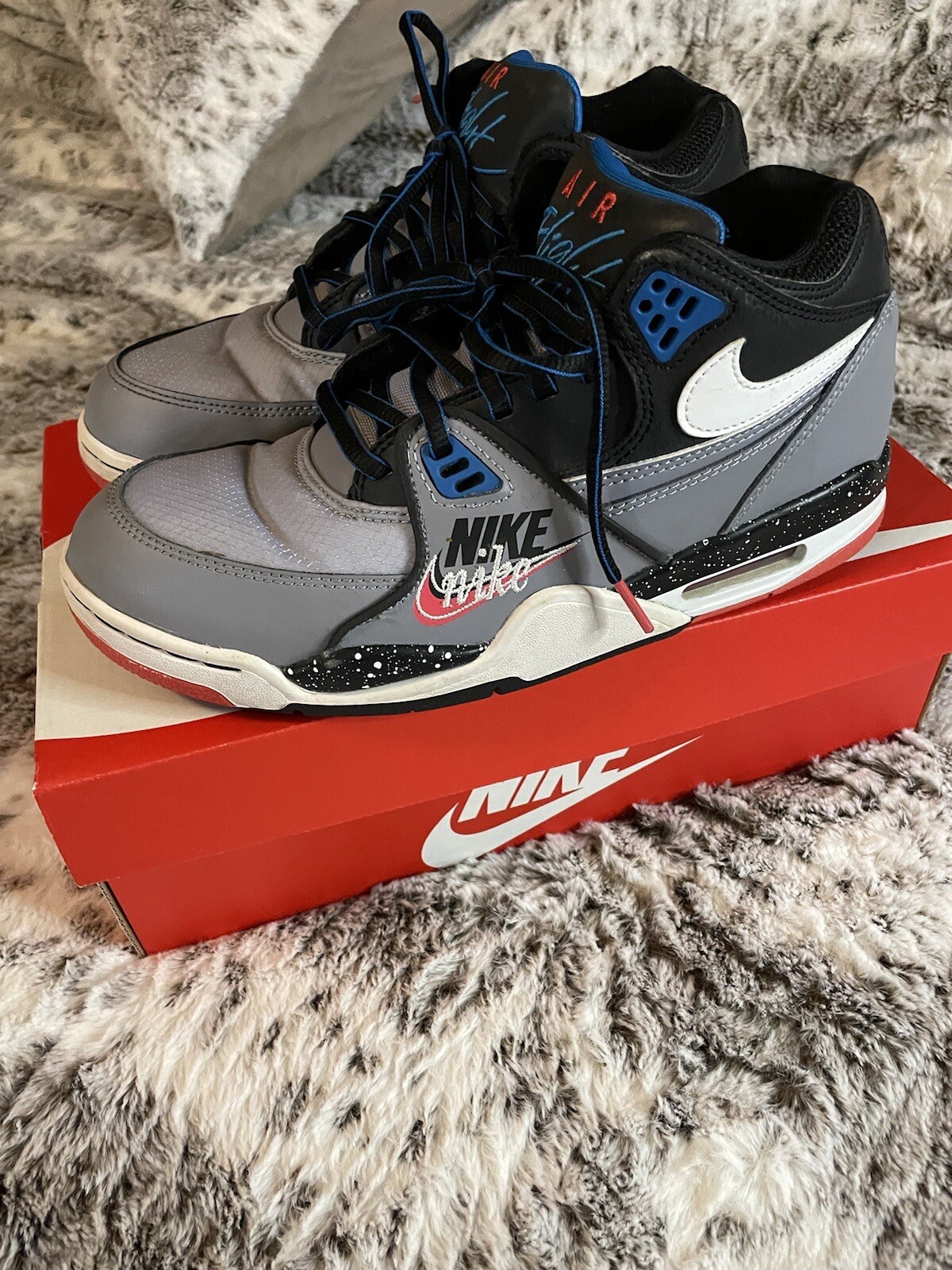 nike air flight 89 script swoosh