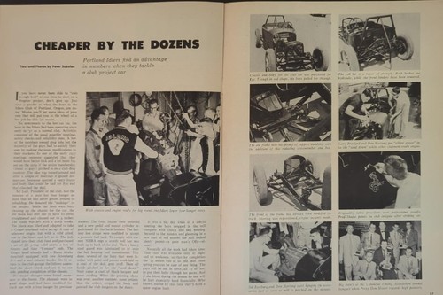 Revista Hot Rod Roadster 56 de marzo de 1956 Ford Bonneville Speed Trials tira de arrastre - Imagen 5 de 5
