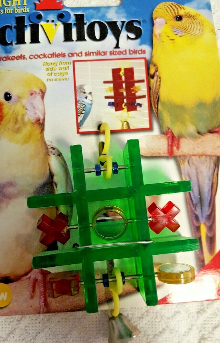 BIRD TOYS for small to medium birds, ASSORTED TYPES