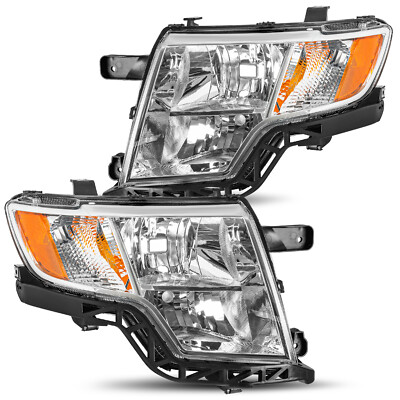 For 2007-2010 Ford Edge SE SEL Headlight Headlamp Pair Left+Right Set