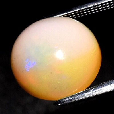 Opale Jaune Et Multicolore D'Éthiopie – 3,59 Carats, Naturelle, Non Traitée
