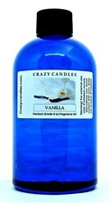 8oz Vanilla 8oz Bottle Premium Grade Scented Fragrance Oil Crazy Candles