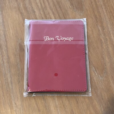 Paperchase Rot Reisepasshülle Etui Brandneu Reise Freizeit