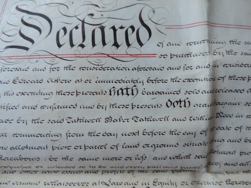 19th Century Original Land Indenture Document England Parchment Vellum - Picture 2 of 8