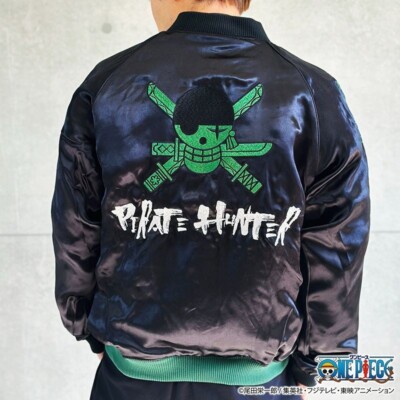 Karakuri Soul x ONE PIECE Roronoa Zoro Embroidered Jacket BLACK