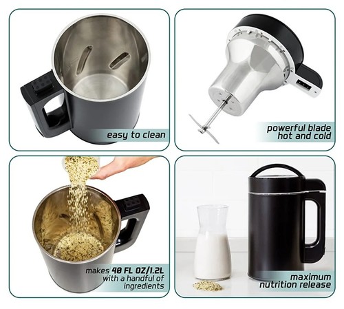 Nut Milk Maker Machine • 40oz • Make Delicious and Healthy Plant Milks In Minute - 第 3/3 張圖片