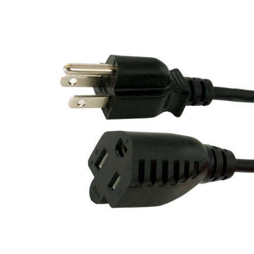 25-50 Feet AC Power Cord Cable Extension NEMA5-15P to 15R SJTW 14 AWG Outdoor UL - Picture 1 of 1