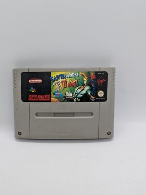 Earth Worm Jim - SNES Super Nintendo - Nur Modul - Getestet