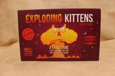 Exploding Kittens Party Pack Card Game LN! Complete
