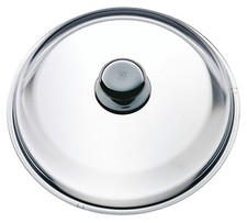 WMF Glasdeckel Universaldeckel Pfannendeckel Topfdeckel Edelstahlgriff 28 cm