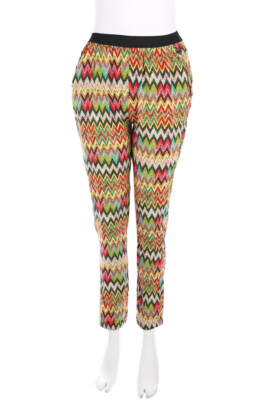 VINTAGE DRESSING Jogger-Hose Zickzack Muster S multicolor