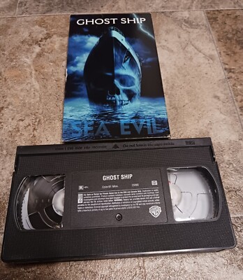 2003 Vintage Ghost Ship Horror Movie VHS Tape Tested 