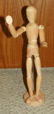Artist Sketch Figure - 13 inch Wood Model Poseable