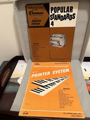 2 VINTAGE POINTER SYSTEM SONGS FOR THOMAS AND HAMMOND ORGAN FREE MEDIA SHIPPING