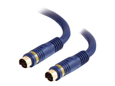 C2G 12ft Velocity S-Video Cavo - Blu