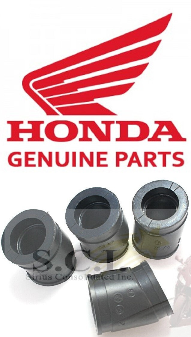 HONDA CB750 OEM CARBURETOR INTAKE BOOTS MANIFOLDS SET OF FOUR 4