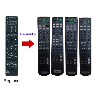 RM-U185 RM-U306 RM-U306A RM-U306B Replace Remote for Sony FM Stereo STR-DE185