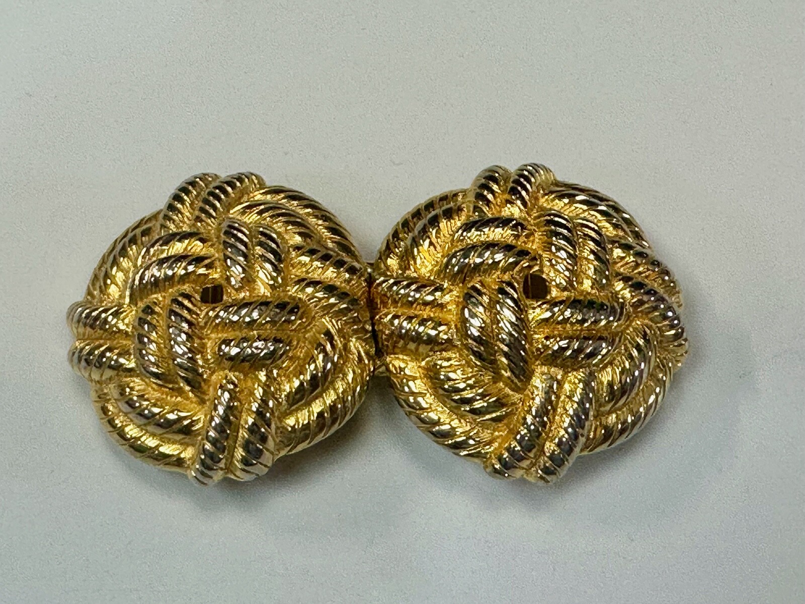 Square Knot Pattern Two Piece Interconnecting Vin… - image 12