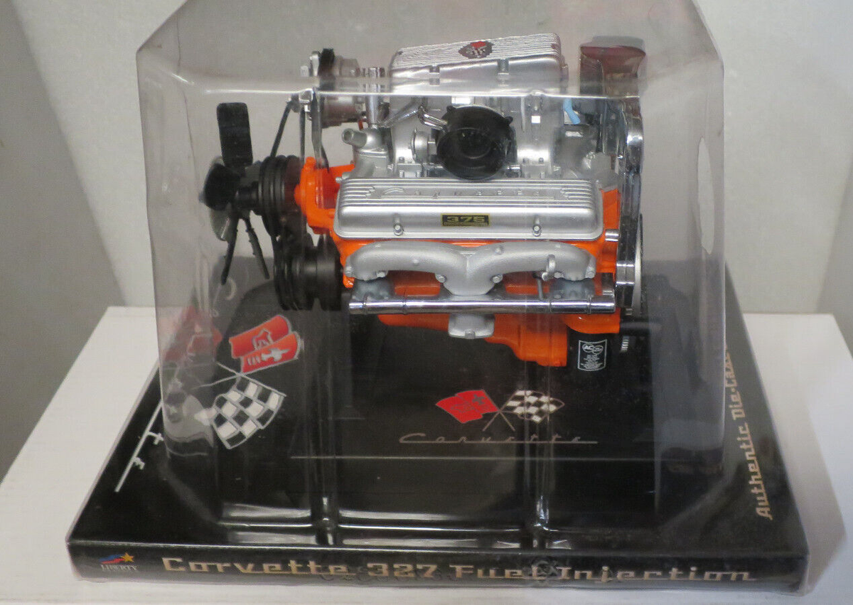 自動車 CORVETTE 327 FUEL INJECTION ENGINE.MODEL シボレー コルベット327 FEエンジンモデル 1：6スケール ダイ