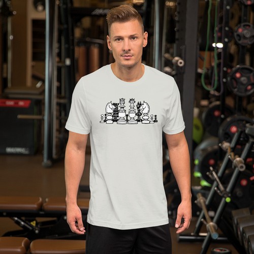 Camiseta unisex con temática de ajedrez - Imagen 10 de 11