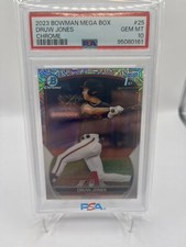 Druw Jones 2023 Bowman Mega Box 1st Bowman PSA 10
