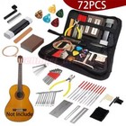 72Pcs Guitar Repairing Maintenance Tool Kit with Carry Bag Care Full Repair Set
