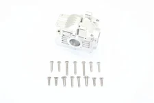 GPM Silver Aluminum Rear Gearbox for Traxxas 4x4 Slash Rustler Stampede XO-1