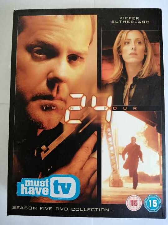 DVD Box Set 24 Season Five Collection. Kiefer Sutherland. Elisha Cuthbert.