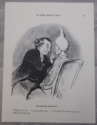 Vintage French Print From Lithograph Book 9x12 A Lucky Find By Jove Im Delighted